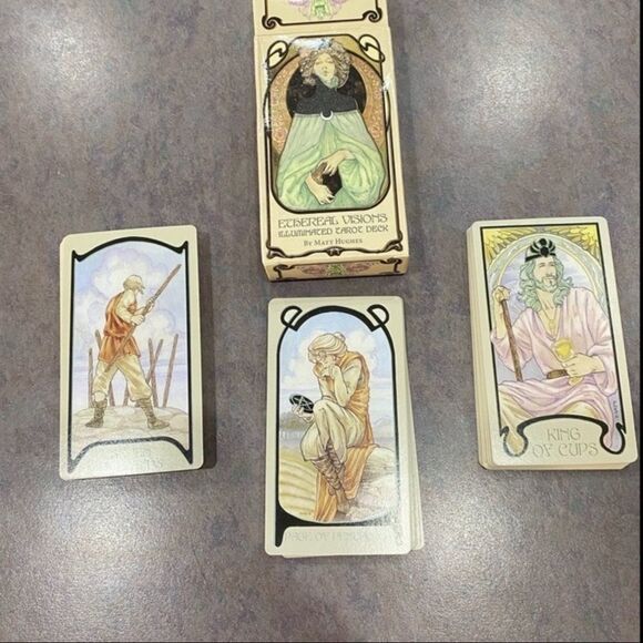 Ethereal Visions Illuminated Astrology Tarot Deck by Matt Hughes 80 Cards NEW - Picture 2 of 4